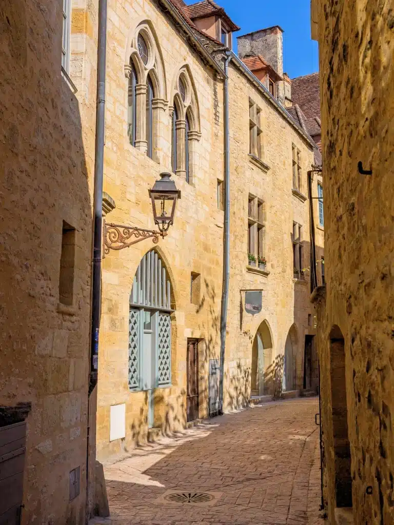 Straßen sarlat dordogne